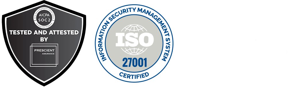 Security accreditations (ISO20071, SOC2, CDR)